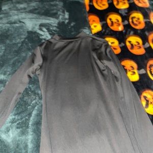 Long sleeve black dress